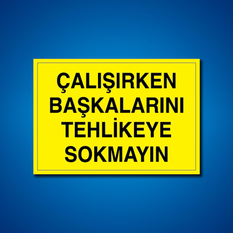 İş Kazası İş Güvenliği Etiketleri