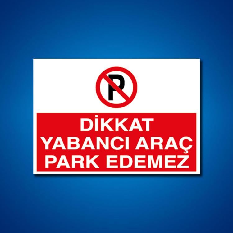 Park İş Güvenliği Etiketleri
