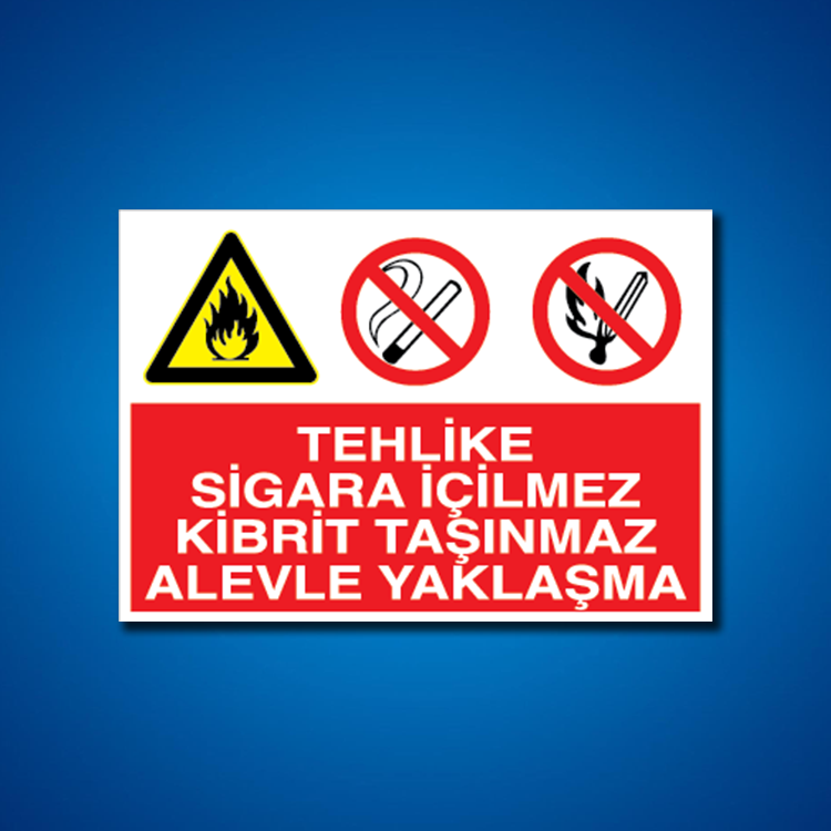 Ateş Ve Alev Uyarı İşaretleri