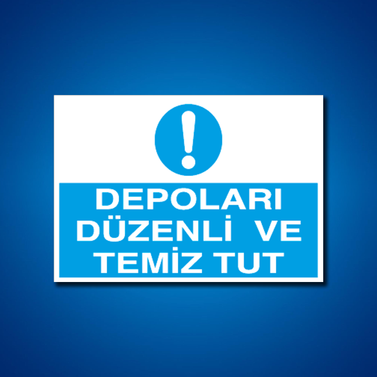 İstif-Raf-Depo İş Güvenliği Etiketleri