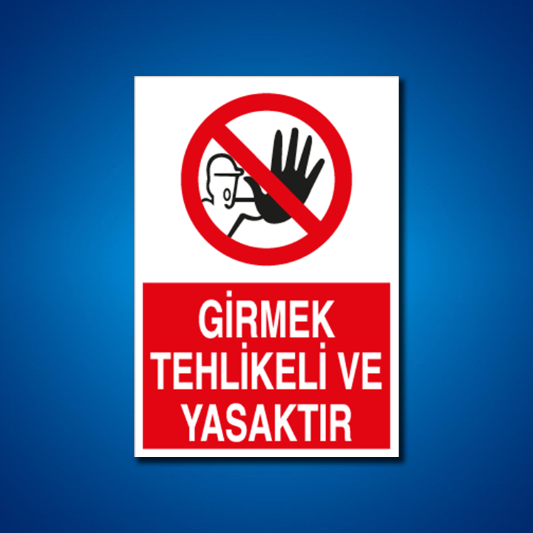 Giriş-Çıkış İş Güvenliği Etiketleri