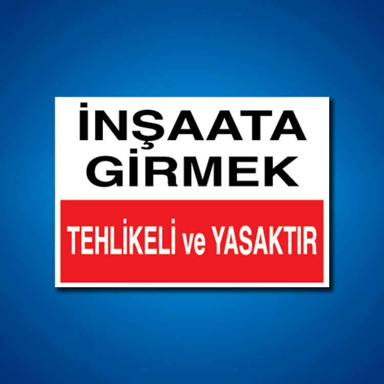 İnşaat İş Güvenliği Etiketleri