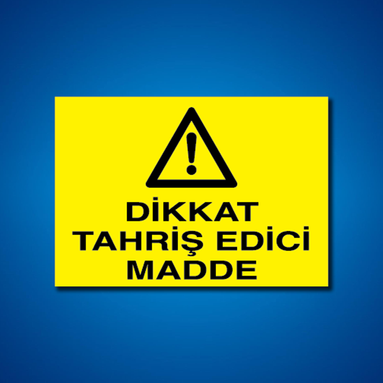 Tehlileli Madde-Ortam İş Güvenliği Etiketleri