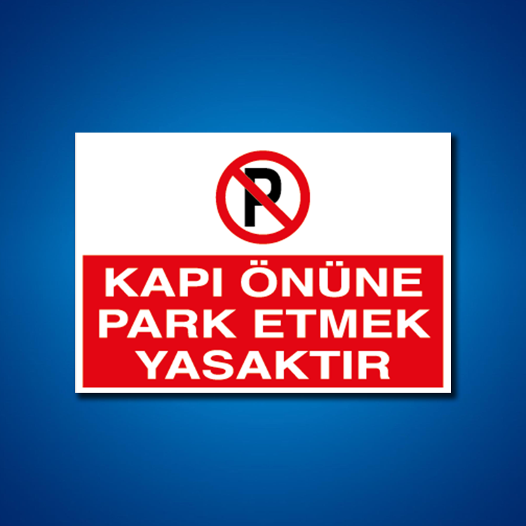 Park İş Güvenliği Etiketleri