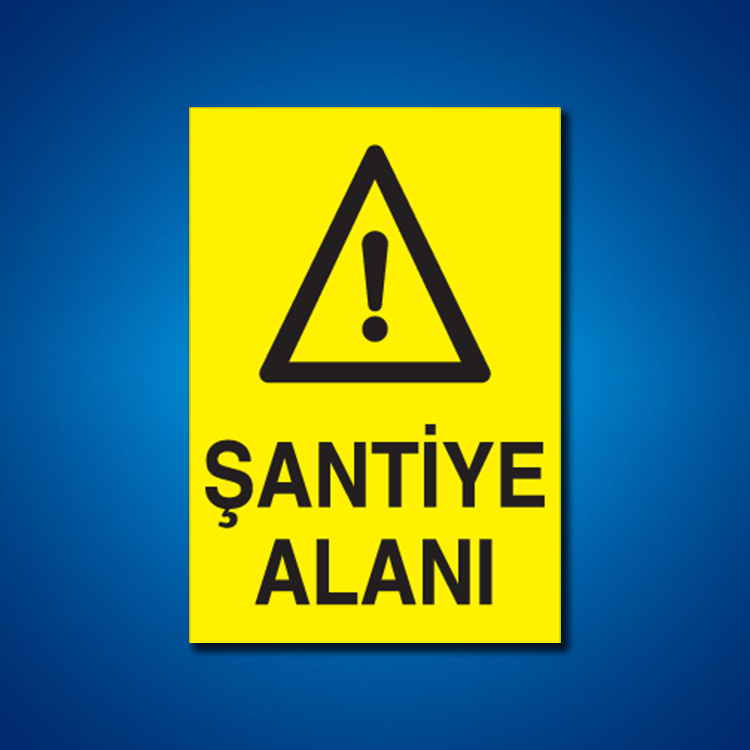 Şantiye İş Güvenliği Etiketleri