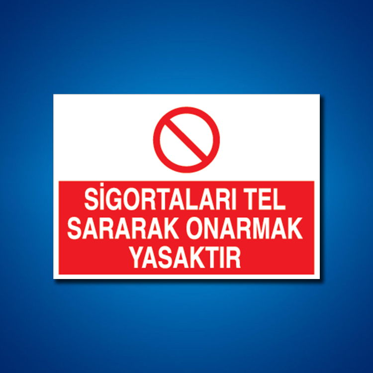 Elektrik İş Güvenliği Etiketleri