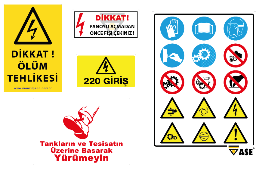 Uyarı Ve Güvenlik Etiketleri