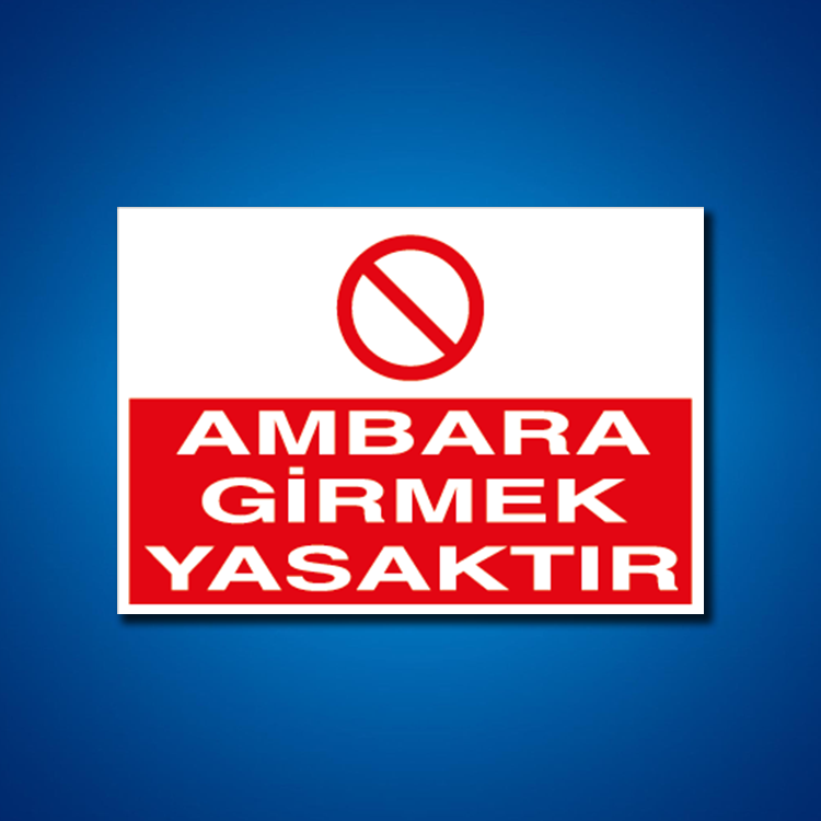 İstif-Raf-Depo İş Güvenliği Etiketleri