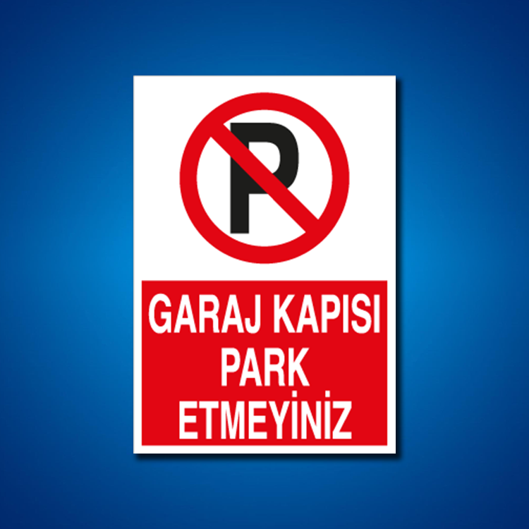 Park İş Güvenliği Etiketleri