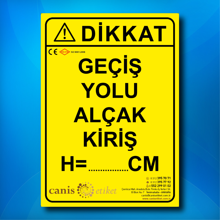 Asansör Risk Analizi Etiketi