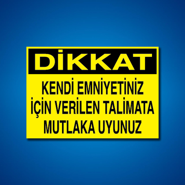 İş Güvenliği Etiketleri