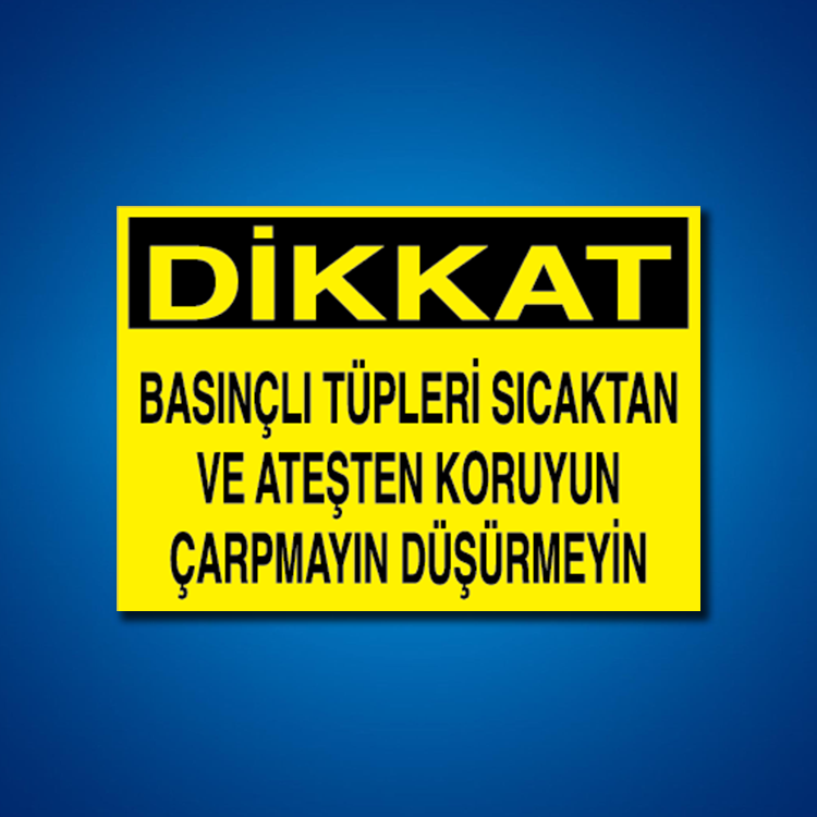 Tüpler İş Güvenliği Etiketi