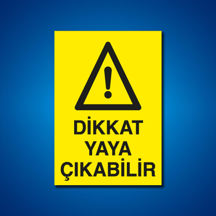 Şoför Araç Kantar Yaya İş Güvenliği Etiketleri