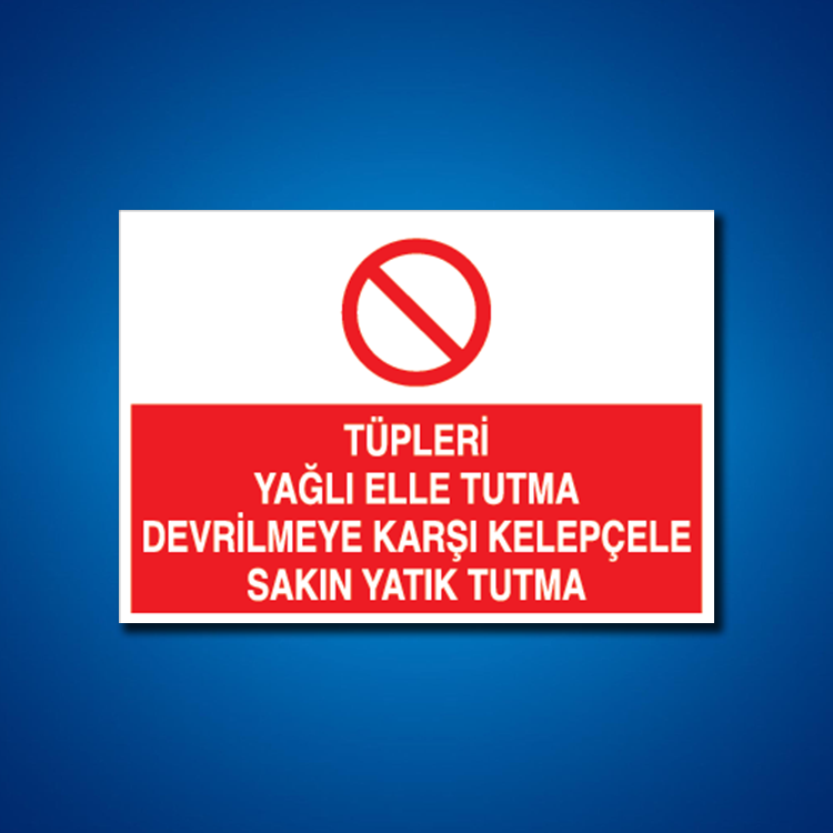 Tüpler İş Güvenliği Etiketi