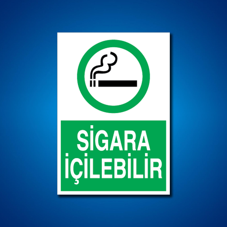 Sigara İş Güvenliği Etiketleri