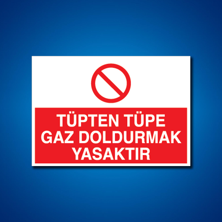 Tüpler İş Güvenliği Etiketi