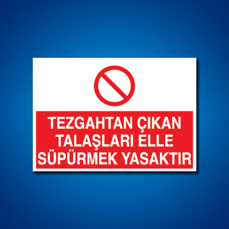 Torna-Planya-Freze-Cnc İş Güvenliği Etiketleri