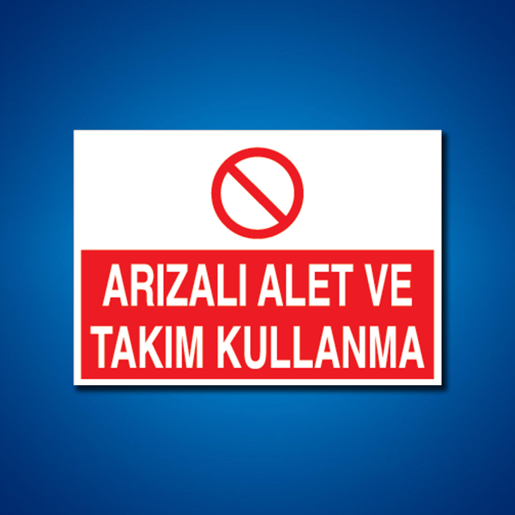 Alet-Tezgah-Malzeme Etiketleri
