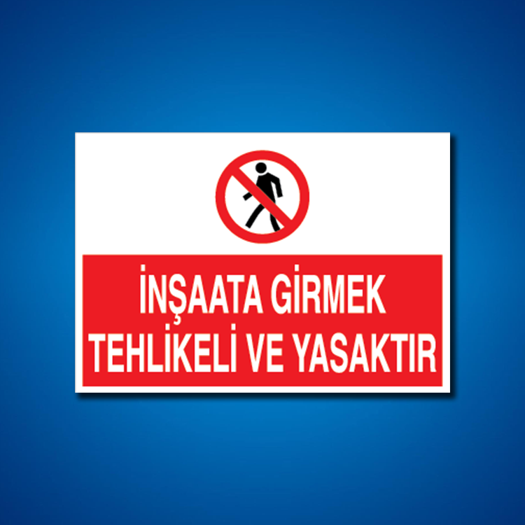 İnşaat İş Güvenliği Etiketleri