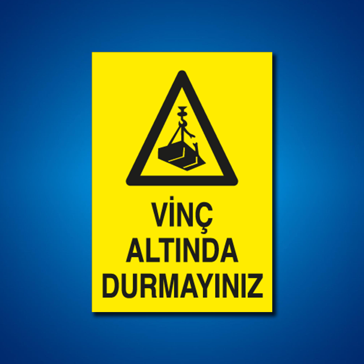 Vinç İş Güvenliği Etiketleri
