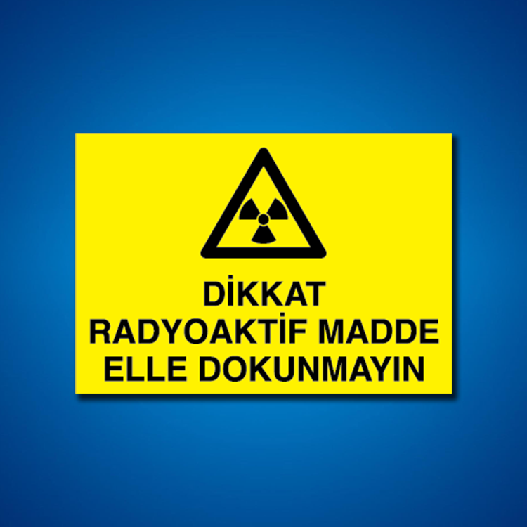 Radyason Lazer Işın İş Güvenliği Etiketleri