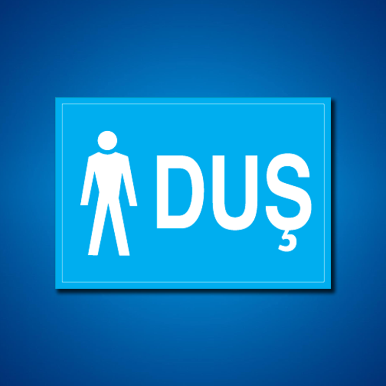 Duş İş Güvenliği Etiketleri