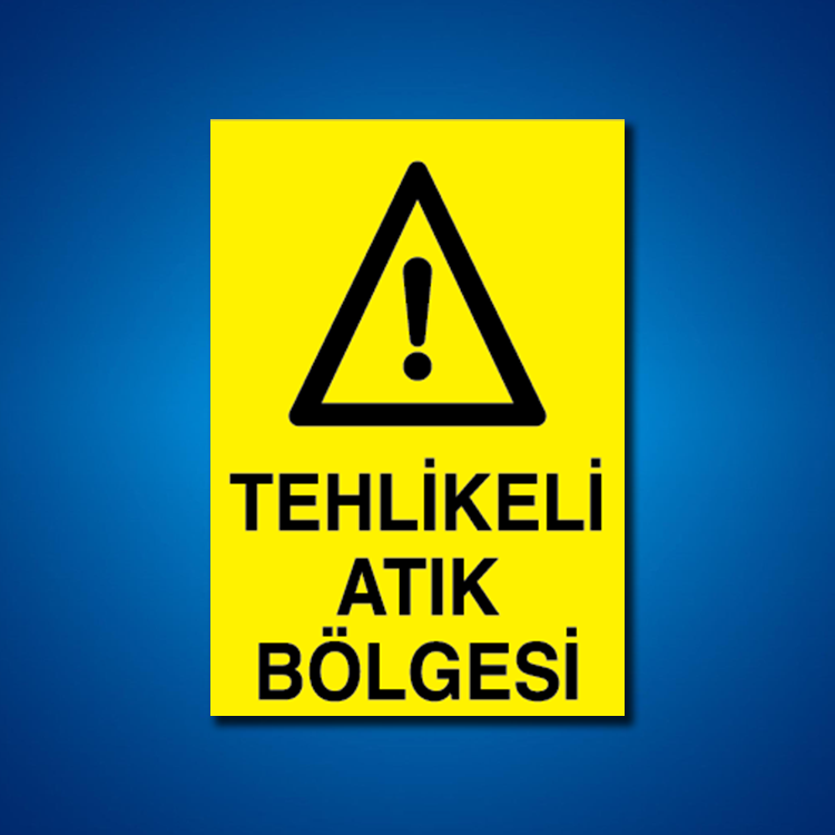 Tehlikeli Atık İş Güvenliği Etiketleri