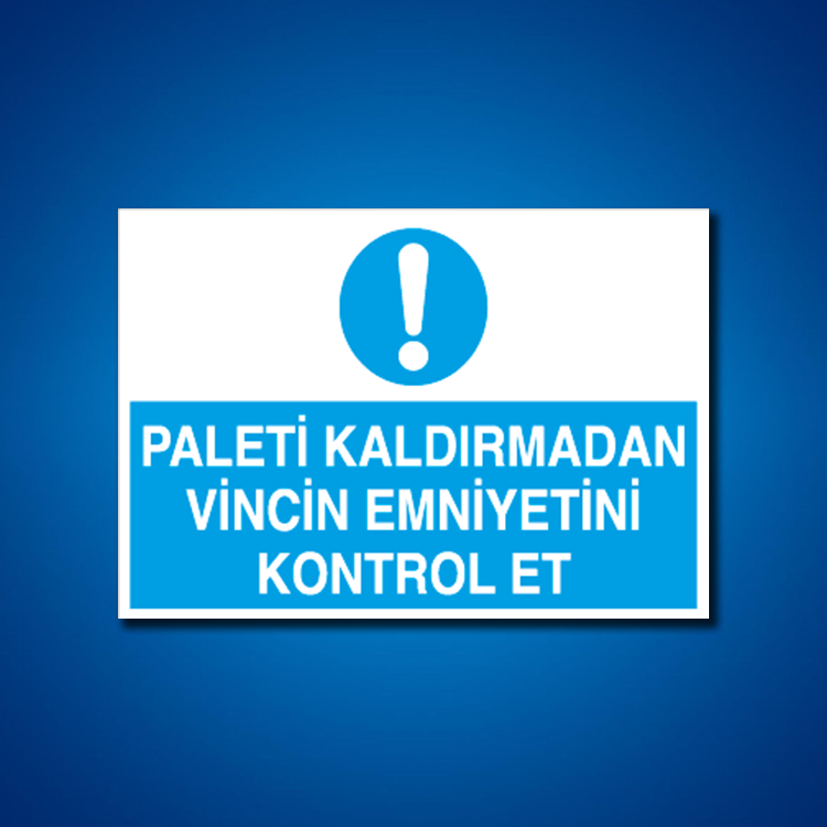 Vinç İş Güvenliği Etiketleri