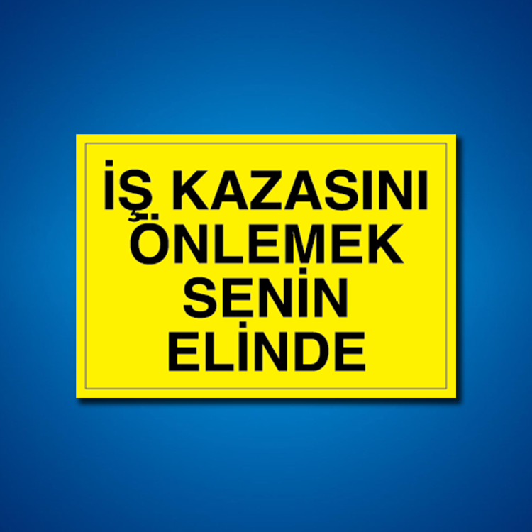 İş Kazası İş Güvenliği Etiketleri