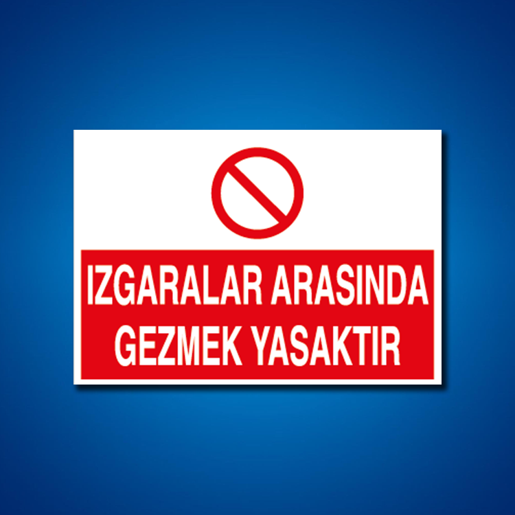 Yasaklama İş Güvenliği Etiketleri