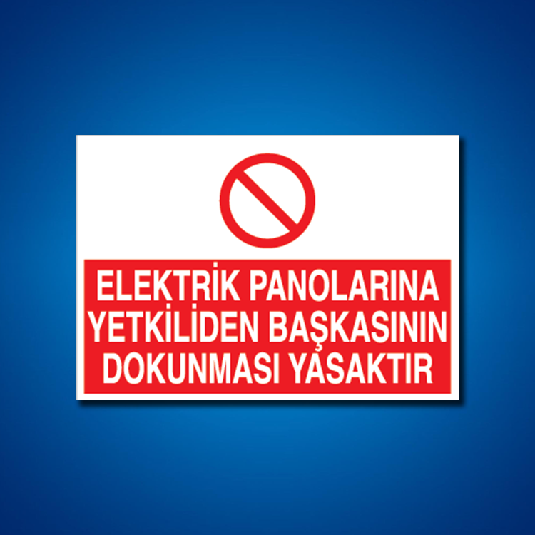 Pano İş Güvenliği Etiketleri