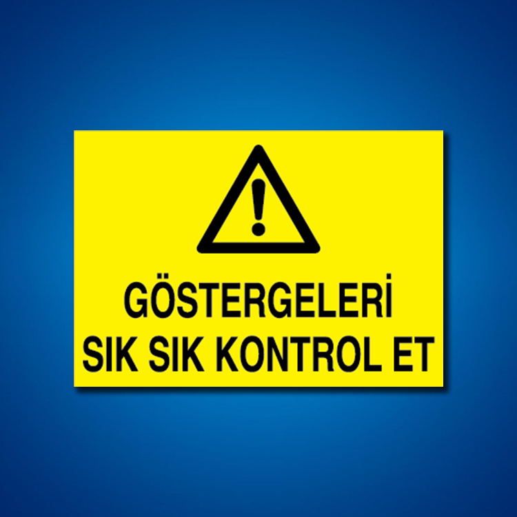 Makine İş Güvenliği Etiketleri