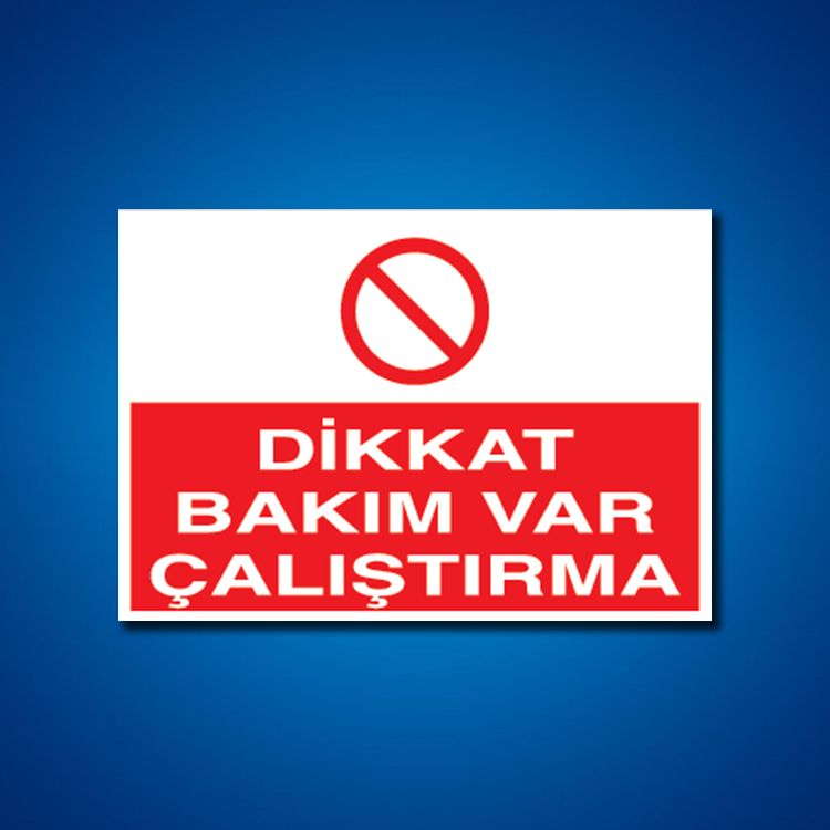 Bakım Arıza Ayar Ve Yağlama Etiketleri