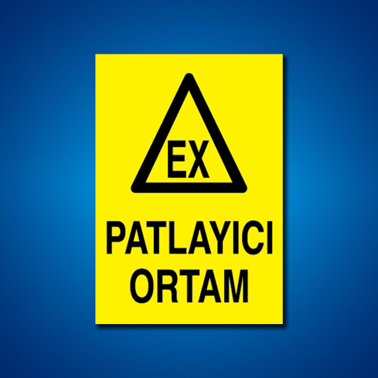Patlayıcı Maddeler İş Güvenliği Etiketleri