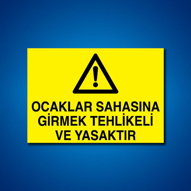 Ocak-Haddehane-Döküm İş Güvenliği Etiketleri