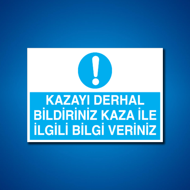 İş Kazası İş Güvenliği Etiketleri