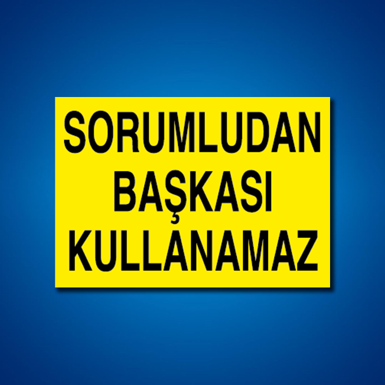 Makine İş Güvenliği Etiketleri