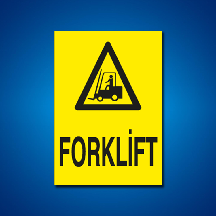 Forklift İş Güvenliği Etiketleri