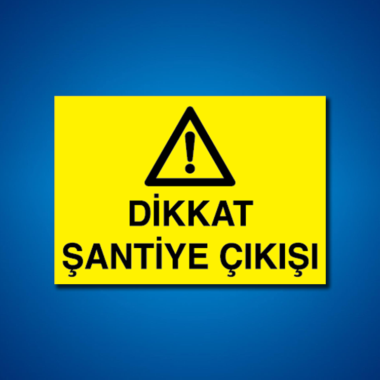 Şantiye İş Güvenliği Etiketleri