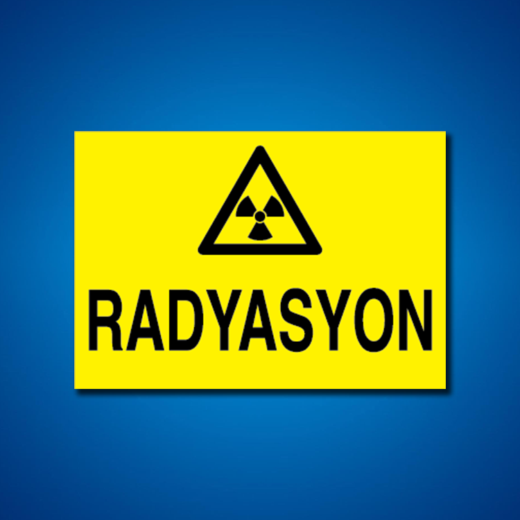 Radyason Lazer Işın İş Güvenliği Etiketleri
