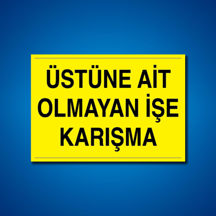 İş Güvenliği Etiketleri