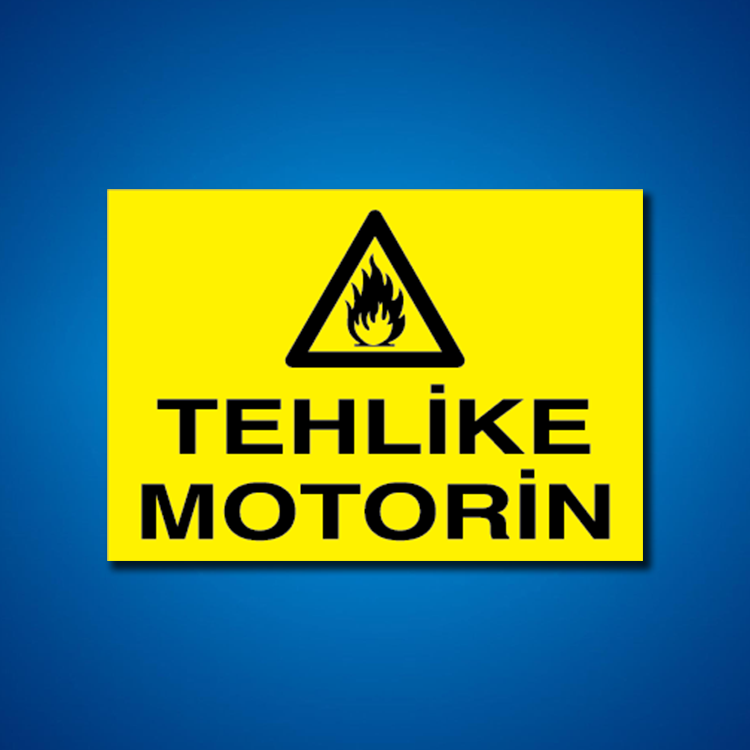 Yanıcı-parlayıcı İş Güveniği Etiketleri