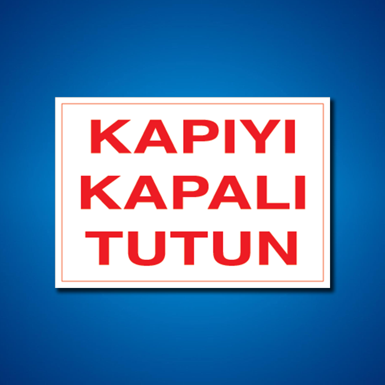 Çeşitli Levhalar İş Güvenliği Etiketleri