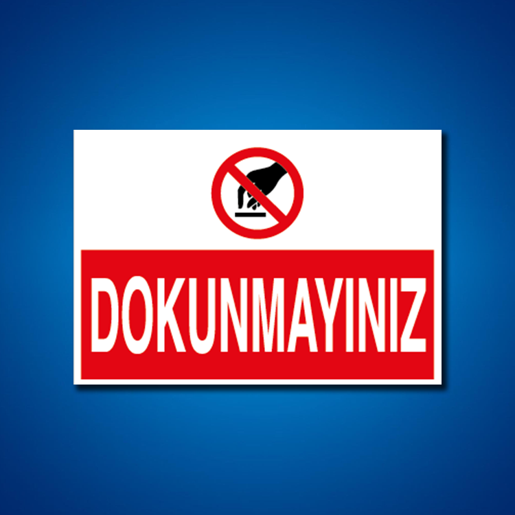 Makine İş Güvenliği Etiketleri