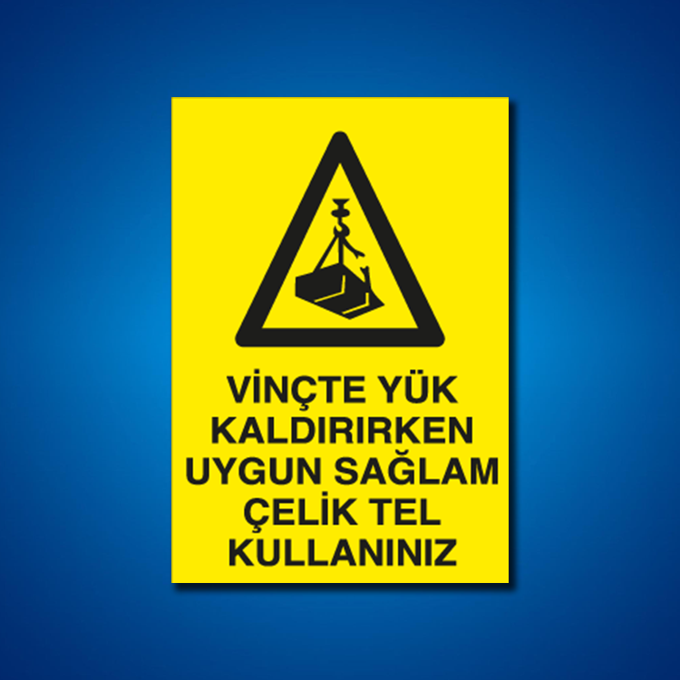 Vinç İş Güvenliği Etiketleri