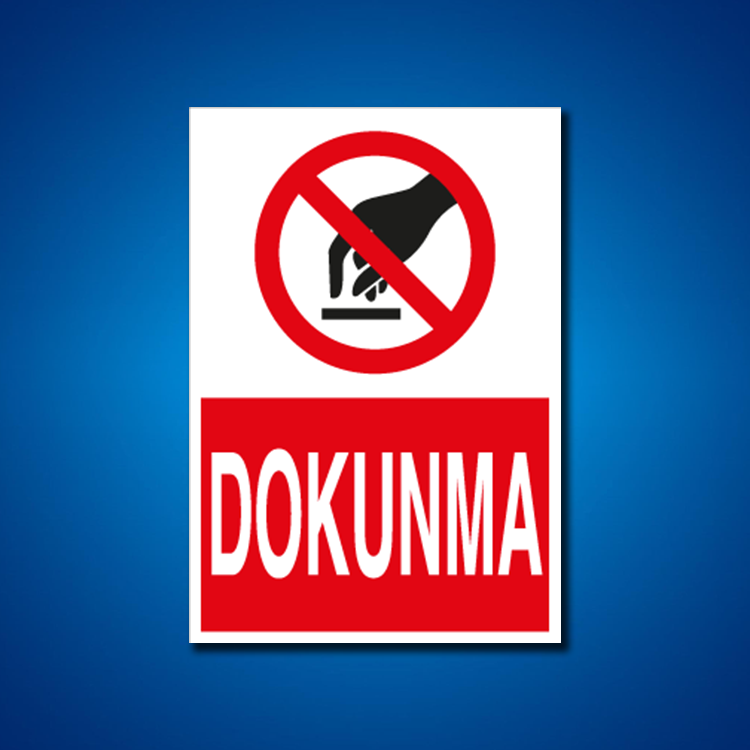 Makine İş Güvenliği Etiketleri