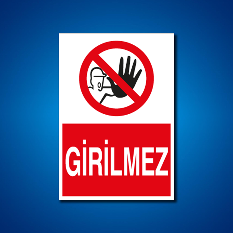 Göz Koruma İş Güvenliği Etiketleri