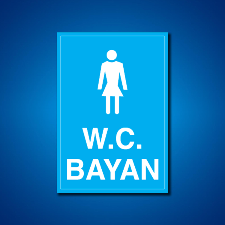 Tuvalet İş Güvenliği Etiketleri