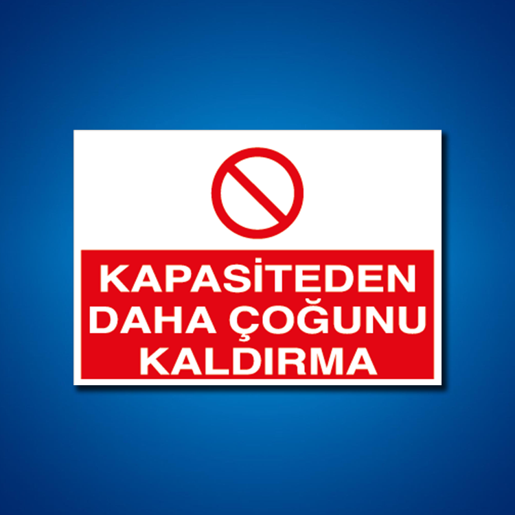 Yük İş Güvenliği Etiketleri