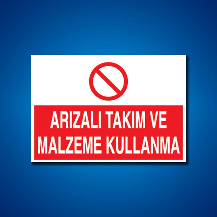 Alet-Tezgah-Malzeme Etiketleri
